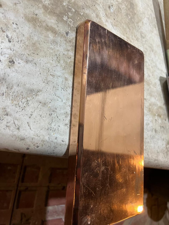 شمش مس روسی ۹۹.۹۹۹۹ درصد ۱۰۰۰ گرمی